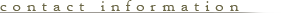contact information