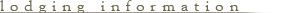 lodging information